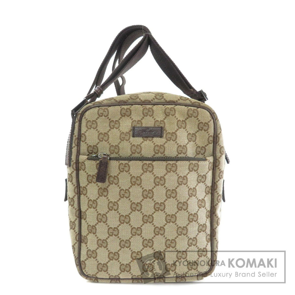 Gucci GG Webbing Shoulder Bag Canvas
